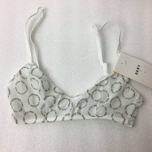 Dkny Logo Mesh Wire-Free Bralette DK4512